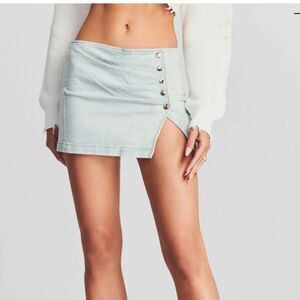 Willa Low Rise Skirt - Blue Dawn